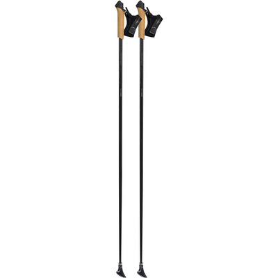 Komperdell Lavante Carbon Pure stokken (Maat 105CM, Zwart)