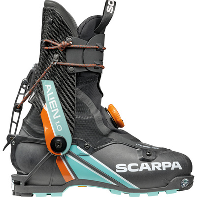 Scarpa Femme Chaussures de ski de randonnée Alien 1.0 (taille 39.5, Gris)