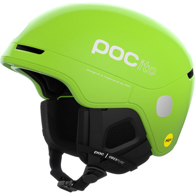 POC Kinderen POCito Obex MIPS Skihelm (Maat 48-52CM, Geel)