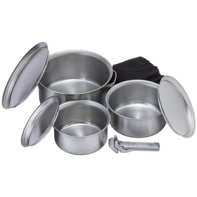 Soto Set de casseroles Gora (taille ONE SIZE, Argent)