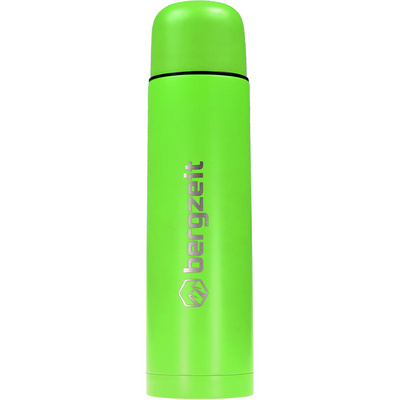 Bergzeit Basics Vacuum Bottle 1,0L Thermosfles (Maat ONE SIZE, Groen)