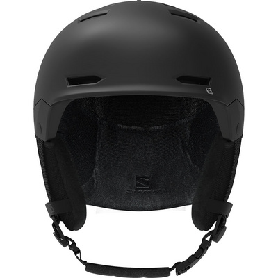 Salomon Husk Skihelm (Maat 53-56CM, Zwart)