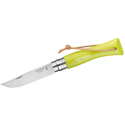 Opinel No 07 Colorama Zakmes (Maat One Size, Groen)