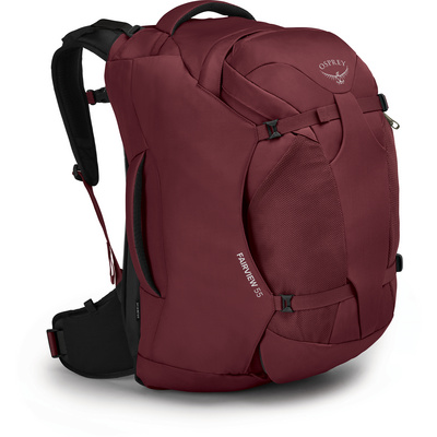 Osprey Dames Fairview 55 Rugzak (Maat 55L, Rood)