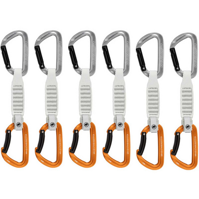 Mammut Sender Keylock Klimset 6-Pack (Maat 12CM, Meerkleurig)