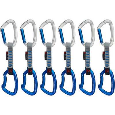 Mammut Crag Keylock Klimset 6-Pack (Maat 10CM, Grijs)