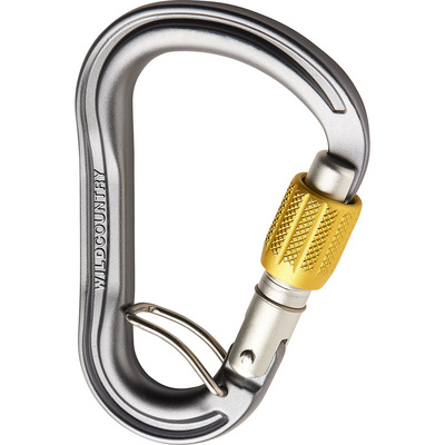 Wild Country Xenon Hms Belay Karabiner (Maat One Size, Zilver)