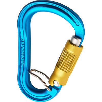 Wild Country Xenon Hms Trilock Belay Karabiner (Maat One Size, Blauw)