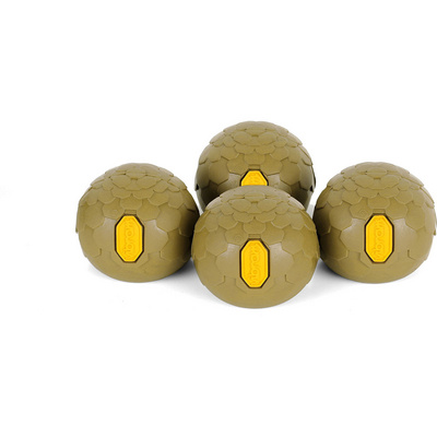 Helinox Vibram Ball Set de pose-pieds (taille 55mm, Brun)