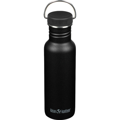 Klean Kanteen Classic Loop Cap Drinkfles (Maat 800ml, Zwart)