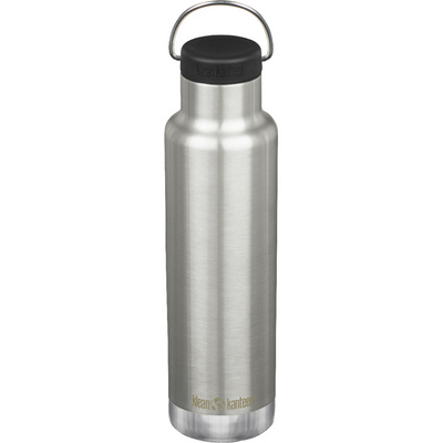 Klean Kanteen Classic VI Loop Cap Drinkfles (Maat 592ml, Grijs)