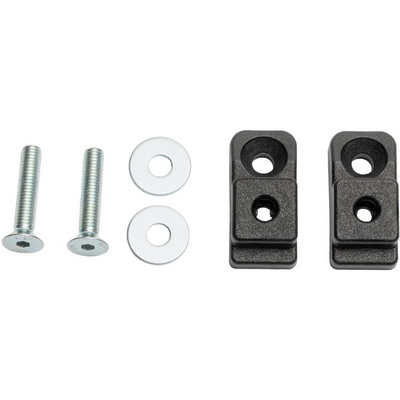 Ortlieb Fork-Pack Adaptateur 45° to 30° Bikepacking (taille ONE SIZE, Noir)
