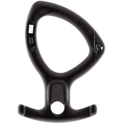 Petzl Pirana Club Abseilapparaat (Maat 13CM, black)