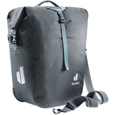 Deuter Weybridge 25+5 Fietstas (Maat 25+5L, Grijs)