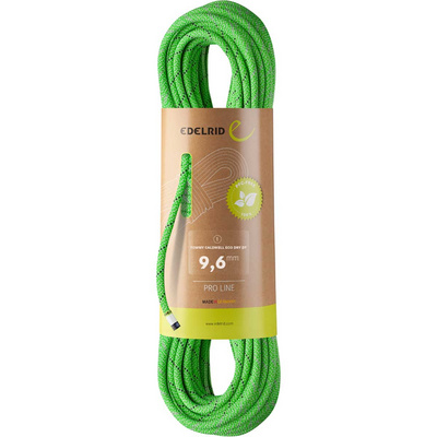 Edelrid Tommy Caldwell Eco Dry Dt 9,6mm Klimtouw (Maat 80M, Groen)