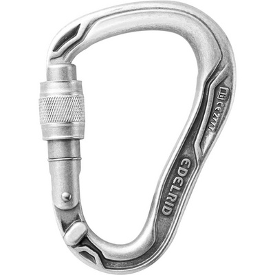 Edelrid HMS Bullet Screw Eco (Maat One Size, Zilver)