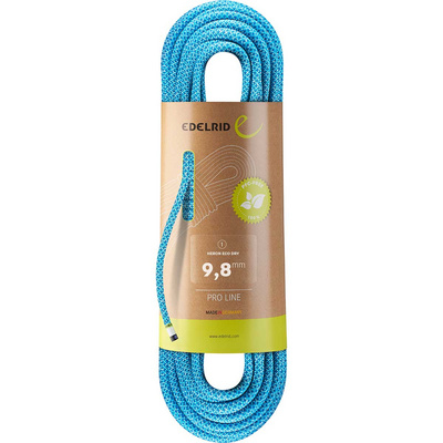 Edelrid Heron Eco Dry 9,8mm Klimtouw (Maat 70M, Blauw)