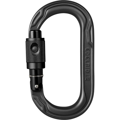 Edelrid Oval Power 2500 Permalock Karabiner (Maat One Size, Zwart)