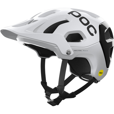 POC Tectal Race MIPS Fietshelm (Maat 55-62CM, Wit)