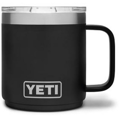 Yeti Coolers Rambler 10oz Mug Thermosbeker (Maat 296ml, Zwart)