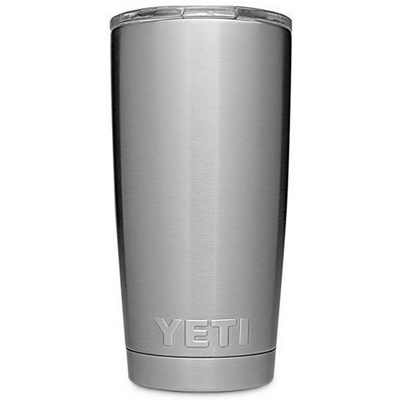 Yeti Coolers Rambler 20oz Tumbler (Maat 591ml, Grijs)