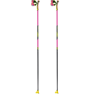 Leki Bâtons de ski de fond PRC 750 (taille 170cm, Rose vif)