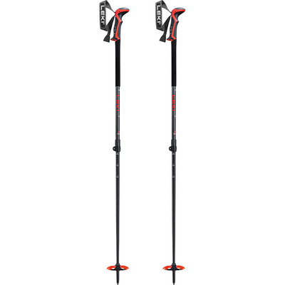 Leki Bâtons de ski Haute Route 2 (taille 110-150cm, Gris)