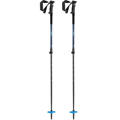 Leki Bâtons de ski Guide Lite (taille 90-120cm, Bleu)