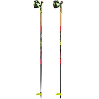 Leki Mezza Race skistokken (Maat 145cm, Rood)