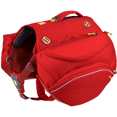 Ruffwear Palisades Hondenrugzak (Maat L-XL (81-107cm), Rood)