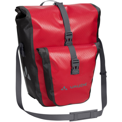 Vaude Aqua Back fietstas rood en blauw