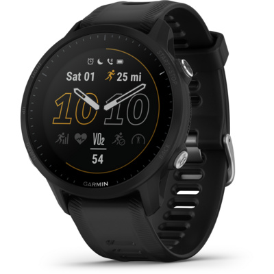 Garmin Forerunner 955 Solar GPS-Horloge (Maat One Size, Zwart)