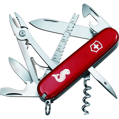 Victorinox Angler Zakmes (Maat One Size, Rood)