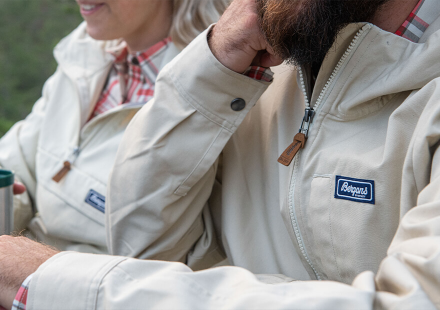 Recycelte Daunen werden bei Bergans aus Konsumentenabfällen gewonnen