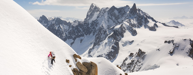 Hochtouren- sowie Gletscherausrüstung sind notwendig, um die Wilde Leck zu besteigen. 