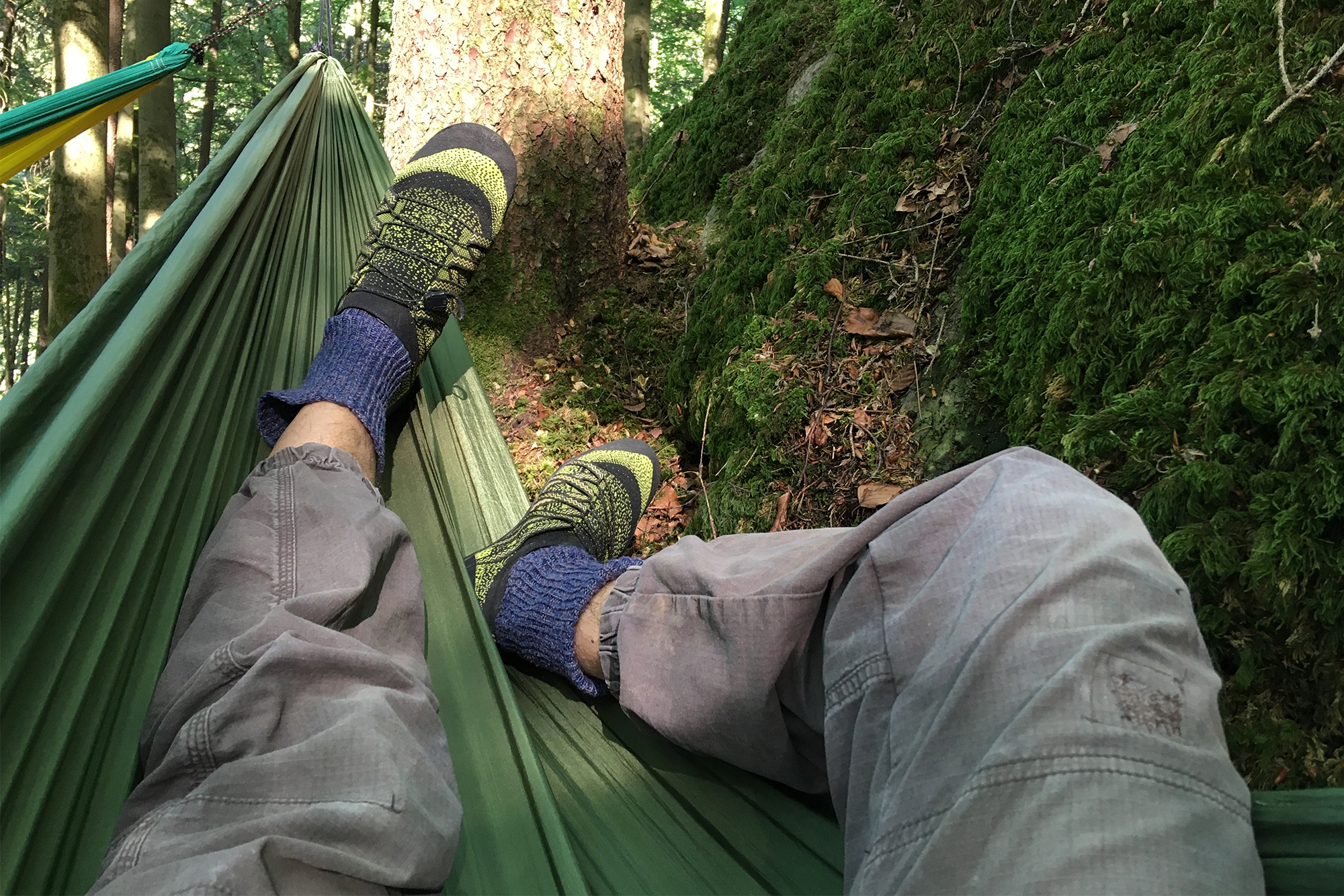 Der ideale Zweitschuh auf Wandertouren, auch für die Entspannung zwischendurch - der Barfußschuh Pure Freedom von Meindl.