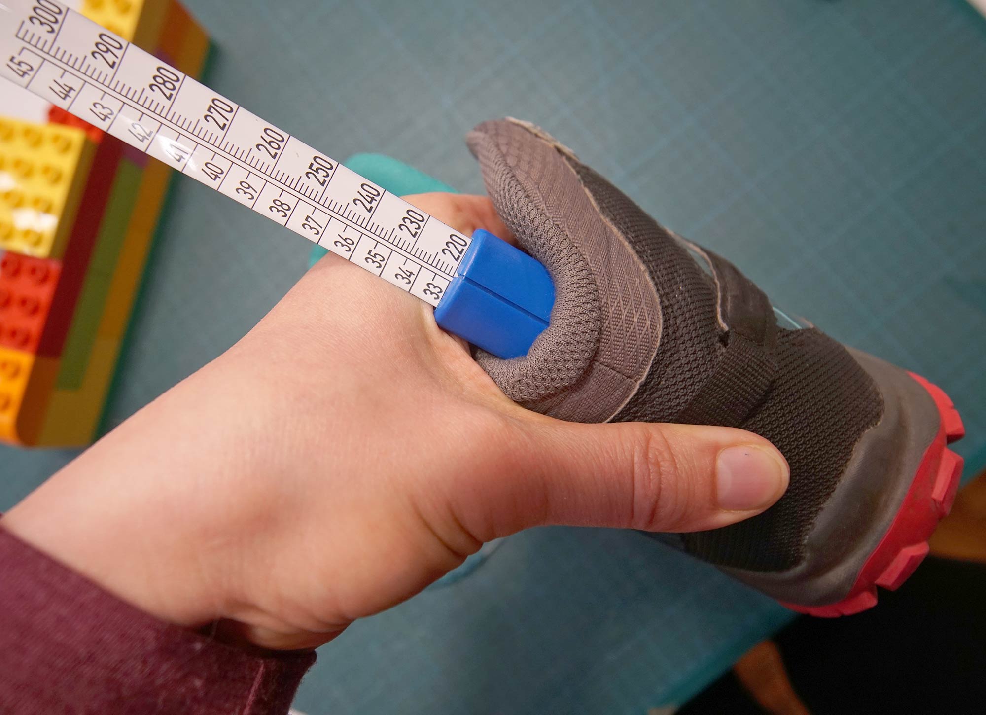 schuhgröße kleinkinder messen