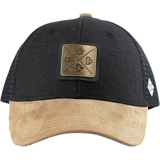 Bavarian Caps Cap Kreizweis - Schwarzgraue Bayern Mütze