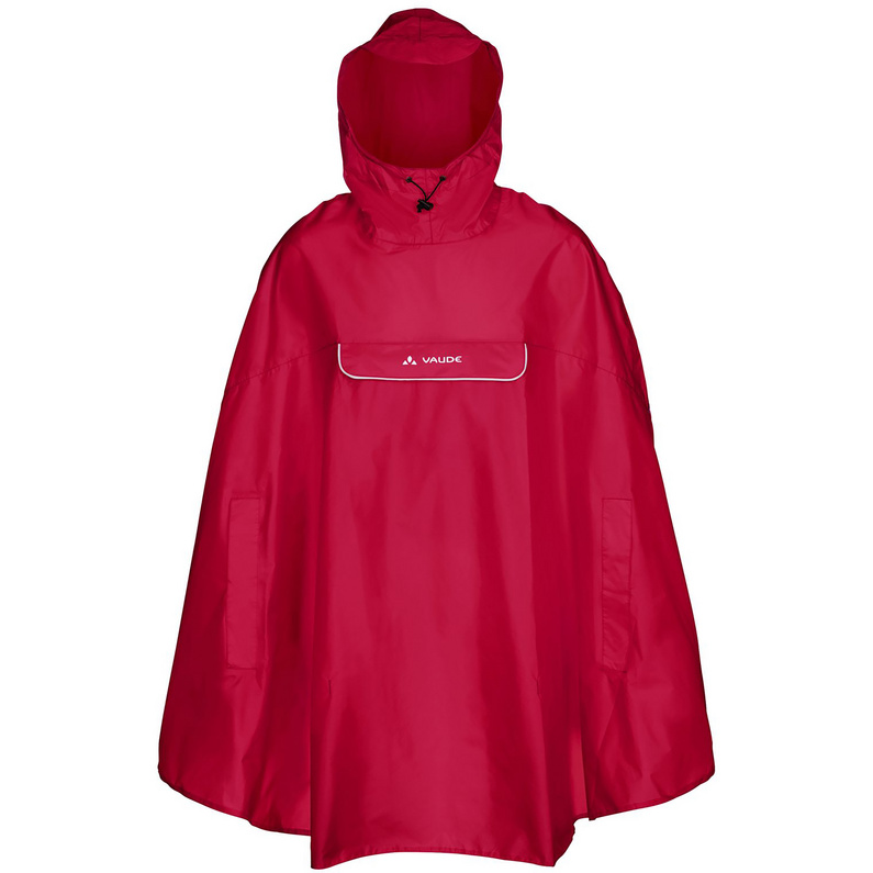 VAUDE Valdipino Regenponcho voor dames en heren, waterdicht, outdoorponcho, regenbescherming met geïntegreerde tas