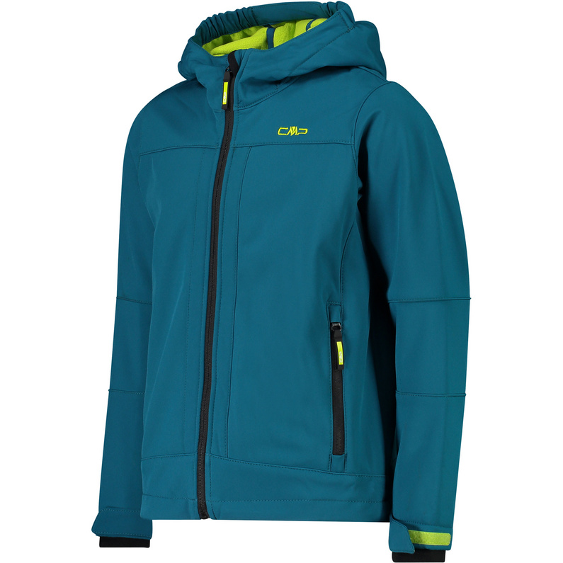 Giacca Softshell CMP Per Bambini - Impermeabile Con Cappuccio E Tasche Zip