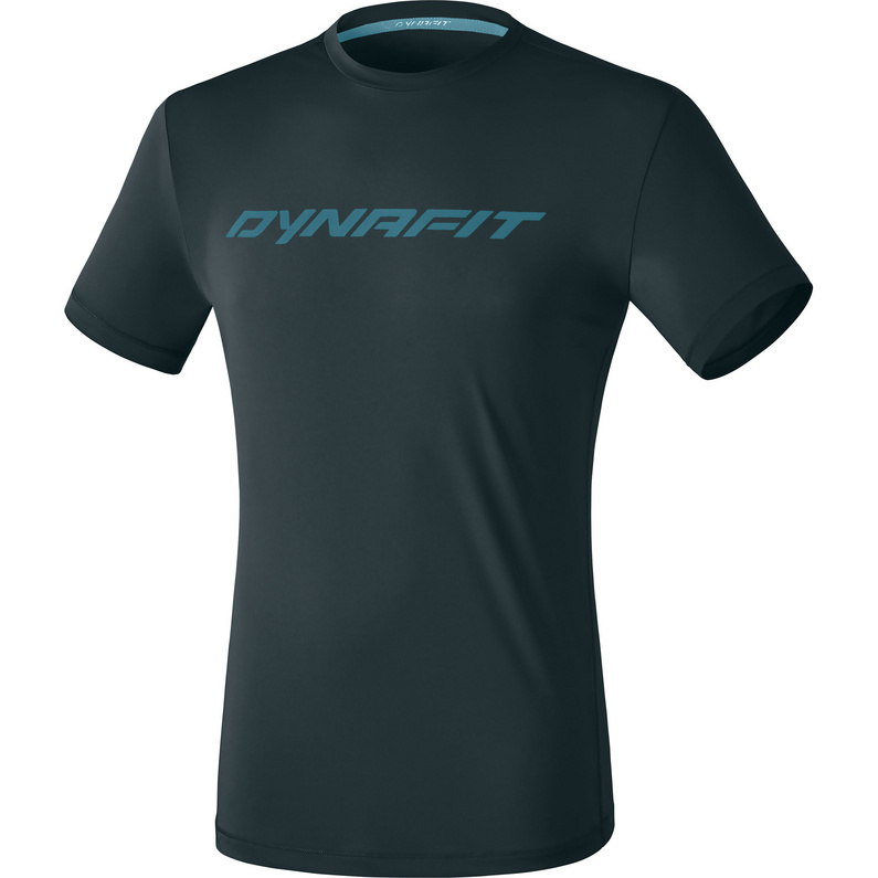 T-shirt DYNAFIT Homme M – Bleu, Manches Courtes, 100% Coton – Très Bon état