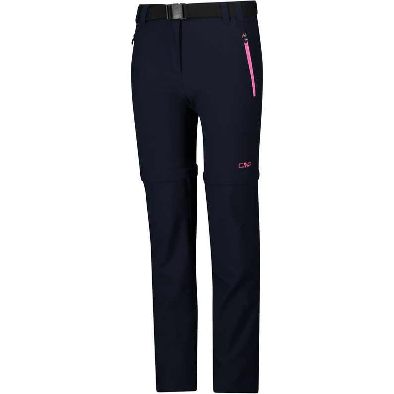 CMP KID ZIP OFF UNISEX - Pantaloni outdoor - blue/limegreen/blu scuro