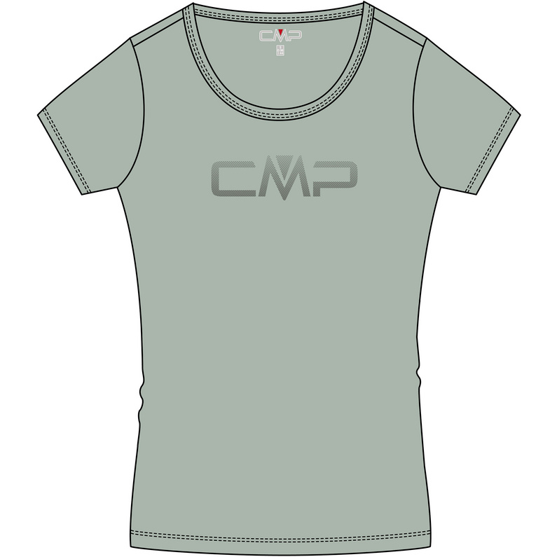 Cmp T-shirt Motif Sur Le Côté Femme