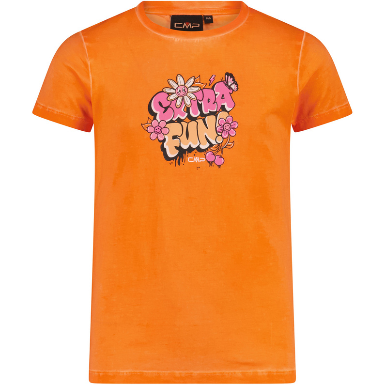 T-shirt Technique CMP Enfant - Col Montant, Manches Mi-longues, Fonction Dry, 100% Polyéthylène