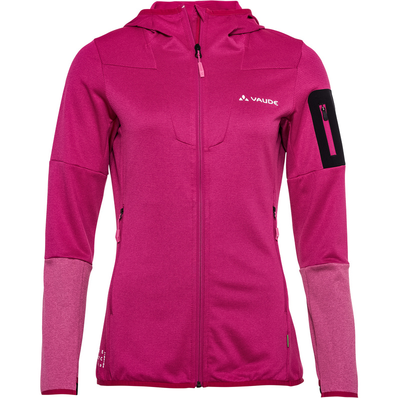 VAUDE, Giacca in pile da donna Monviso III con cappuccio