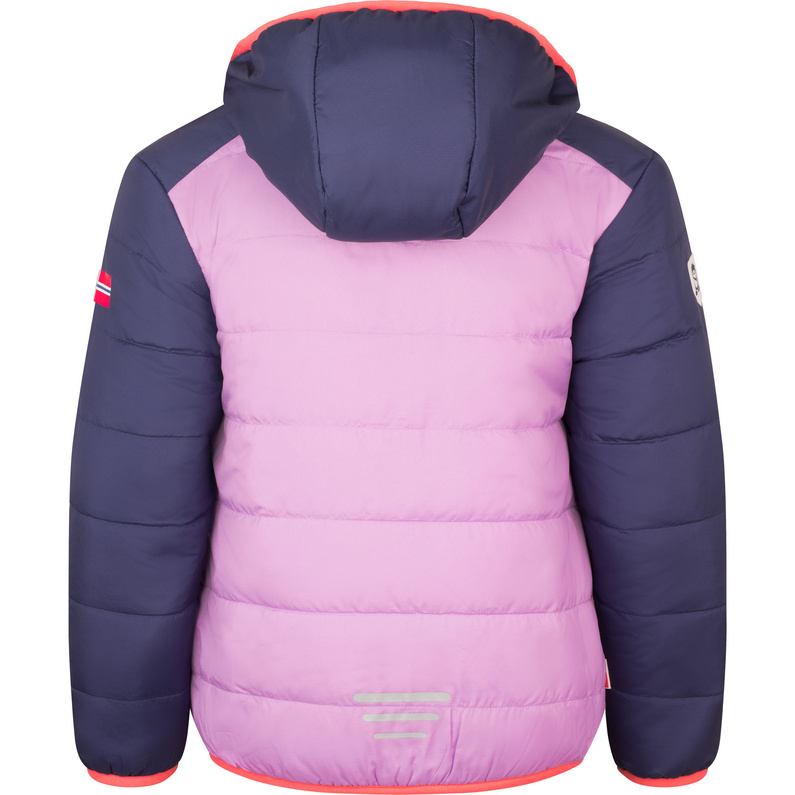 Trollkids Giacca Reversibile Sandvika Per Bambini - Antivento, Lato Liscio Trapuntato E Lato Pile Sherpa - Con Tasche E Dettagli Riflettenti
