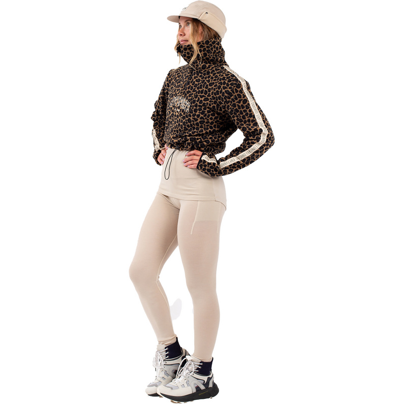 Eivy 衣服 PEG CROPPED - Fleece jumper Peg Zip Cropped Fleece - Black