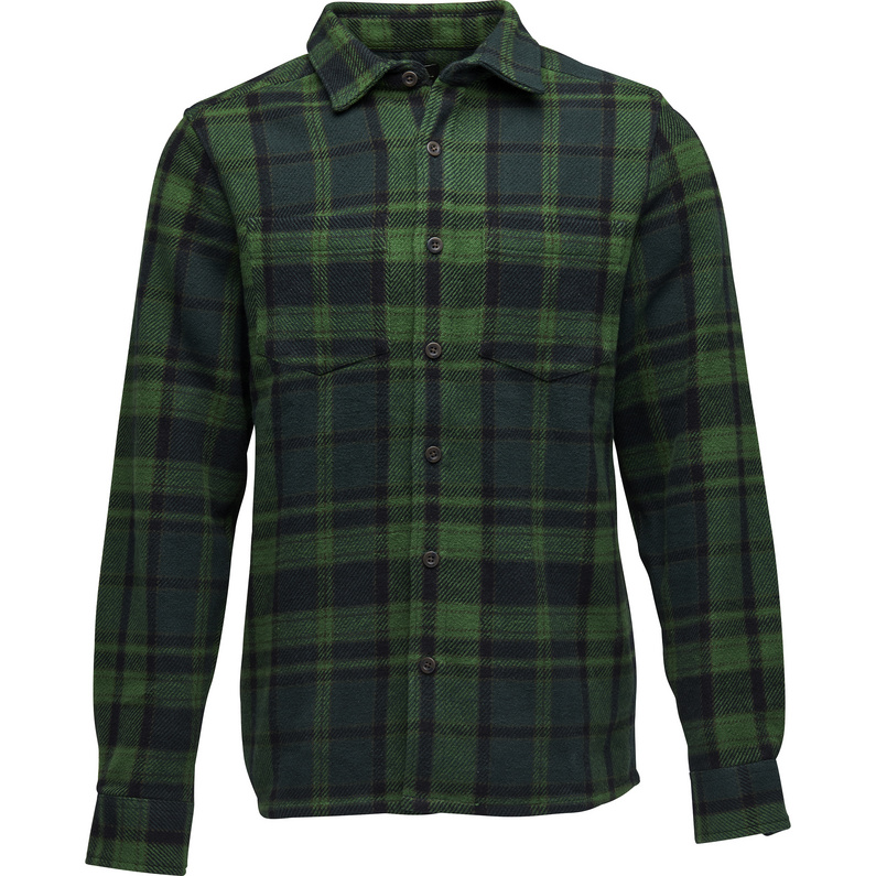 Camicia In Flanella Brandit Uomo – Quadri Verde/nero, 100% Cotone, Regular, Taglie S-7XL - 3