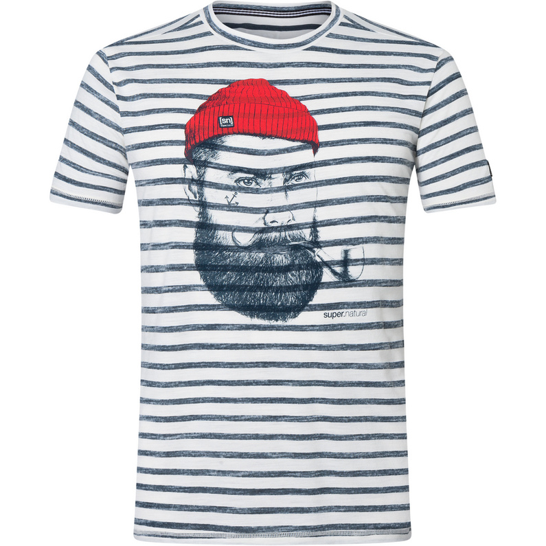 Leuchtturm, Meer, Segelboot · Herren Premium Bio T-Shirt