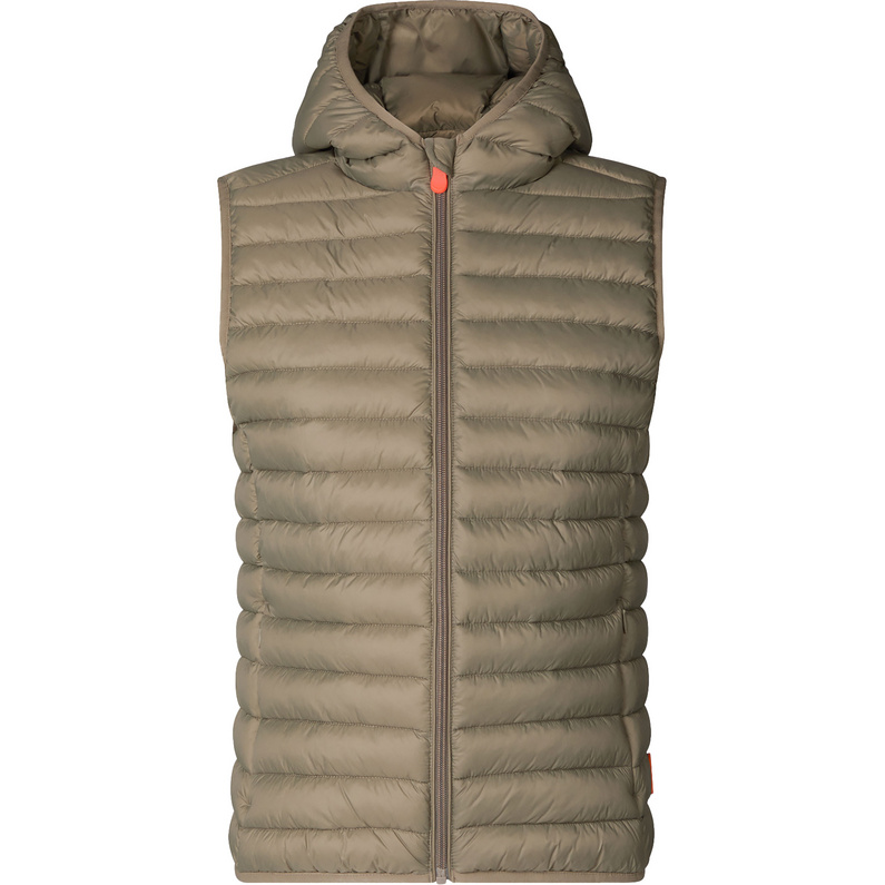 Save The Duck Reese Damen Hoodie Jacke - Braun Schwarz D47300